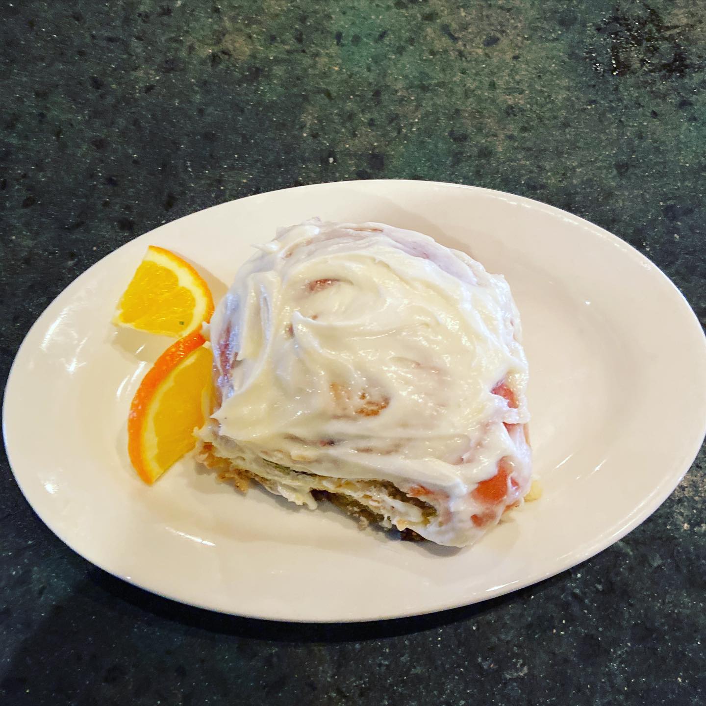 Giant Cinnamon Rolls w/ Cream Cheese frosting