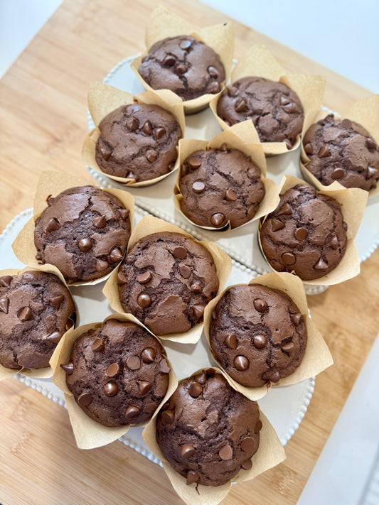 Double Chocolate Chip Muffins