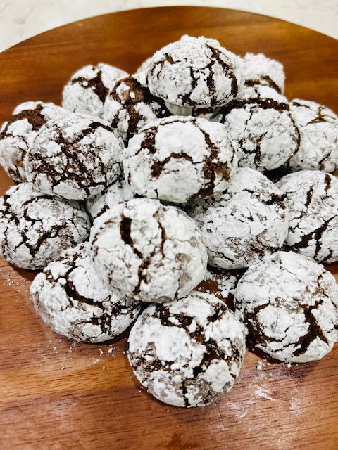 Chocolate Crinkle Cookies